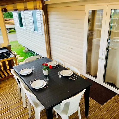 Kamp alanı La Palmyre Mobil 3ch Confort 128 4 Etoiles Les Charmettes